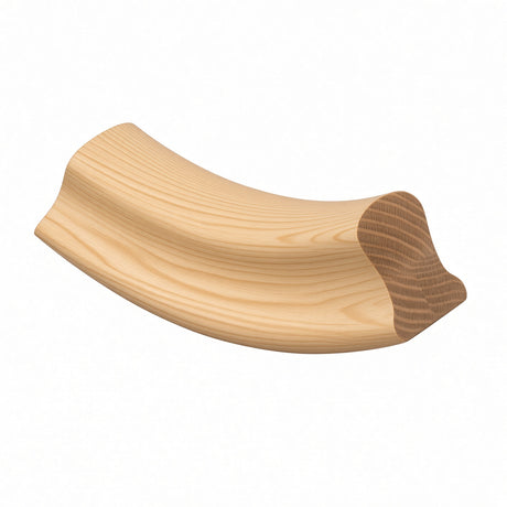 9112 Up Easing for the 9100 Handrail, Yellow Pine