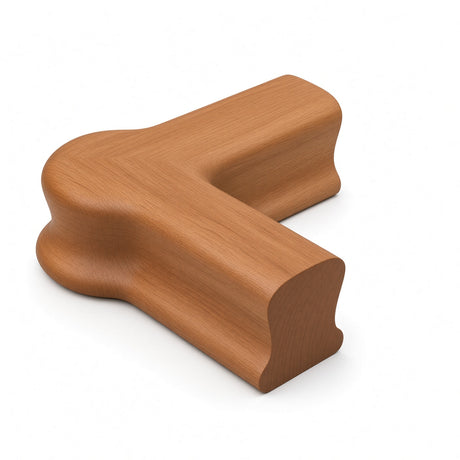 9121 Quarter-turn Newel Cap for the 9100 Handrail, American Cherry