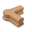 9121 Quarter-turn Newel Cap for the 9100 Handrail, Red Oak