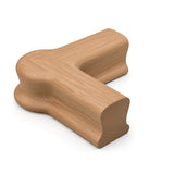 9121 Quarter-turn Newel Cap for the 9100 Handrail, Red Oak