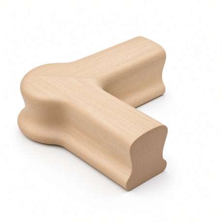 9121 Quarter-turn Newel Cap for the 9100 Handrail, Soft Maple