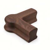 9121 Quarter-turn Newel Cap for the 9100 Handrail, Walnut