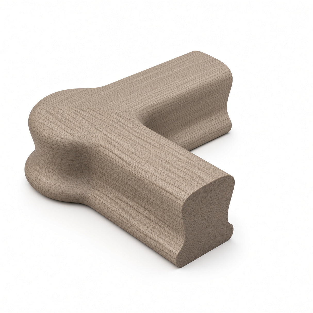 9121 Quarter-turn Newel Cap for the 9100 Handrail, White Oak