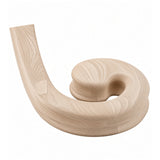 9135 Right Hand Volute for the 9100 Handrail, Ash