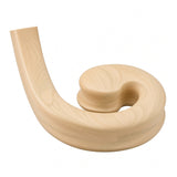 9135 Right Hand Volute for the 9100 Handrail, Poplar