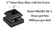 9962BS Inner Base Shoe with set screw for 3/4" Mega Balusters (9062BS/.75-SB)