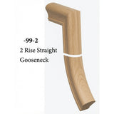 7099 2 Riser Straight Gooseneck, Beech