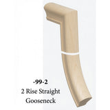 7099 2 Riser Straight Gooseneck, Birch