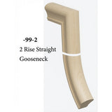 SP-7099 Straight 2 Riser Gooseneck, Poplar