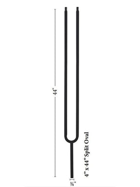 9992CS MEGA Split Oval Balusters