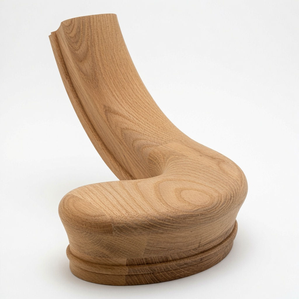 7040 Left Hand Large Turnout, Red Oak