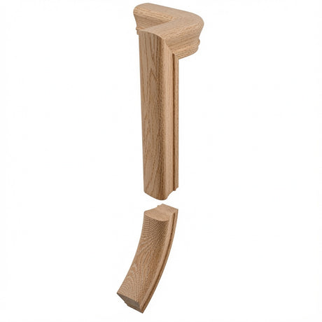 7071 Left Hand 2 Rise Gooseneck, Red Oak