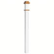 AFP-4075 Actual Flat Panel 3-1/2" Box Newel Post, Primed with Special Species Trim