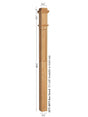 AFP-4075S Solid Actual Flat Panel Box Newel Post