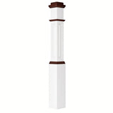 ARP-4091-PSST Actual Raised Panel Box Newel Post, Primed with Special Species Trim, 6-1/4" x 55"