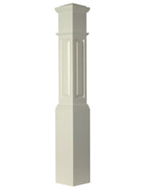 ARP-4092 Actual Raised Panel Large Box Newel Post, Primed 