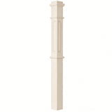 ARP-4375 4-3/4" x 62" Actual Raised Panel Box Newel Post, Hard Maple