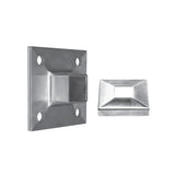 Wall Mount Flange for Square Rail – 40 x 40 x 2 mm (AX20.008.150.A.SP)