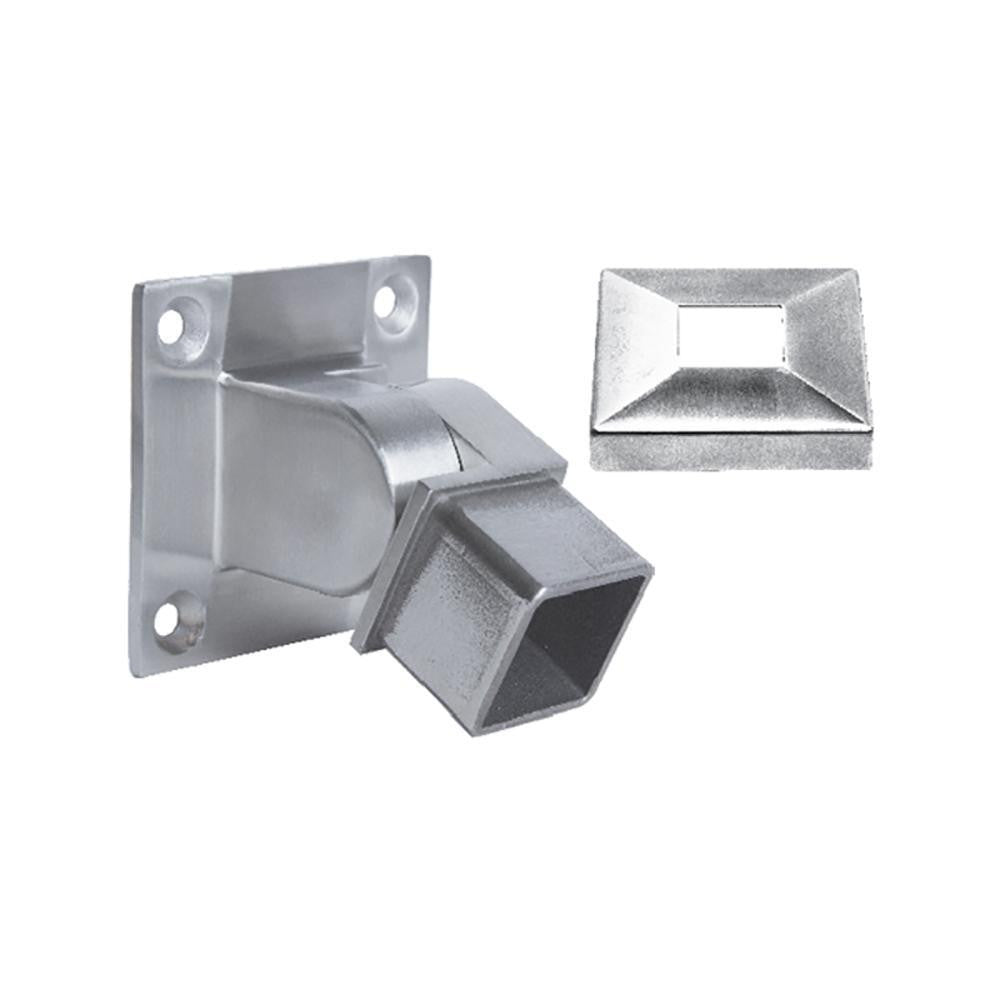 Adjustable Wall Mount for Square Handrail – 40 x 40 x 2 mm (AX20.008.152.A.SP)