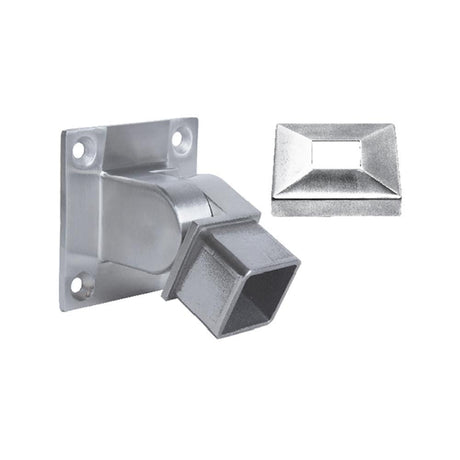 Adjustable Wall Mount for Square Handrail – 40 x 40 x 2 mm (AX20.008.152.A.SP)