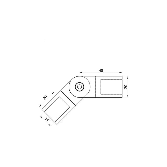 Adjustable Connector for Flat Bar Infill CADD