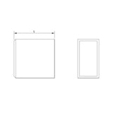 End Cap for Flat Bar Infill (AX20.010.092.A.SP) CADD