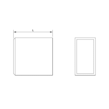End Cap for Flat Bar Infill (AX20.010.092.A.SP) CADD