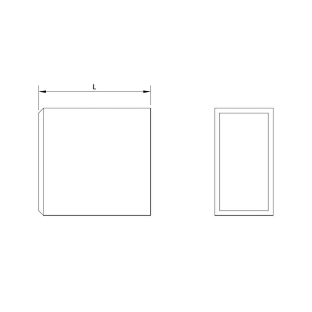 End Cap for Flat Bar Infill (AX20.010.092.A.SP) CADD