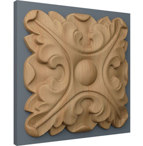 Acanthus Rosette, 2-3/4" 2