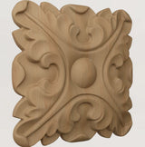 Acanthus Rosette, 6" Angled View