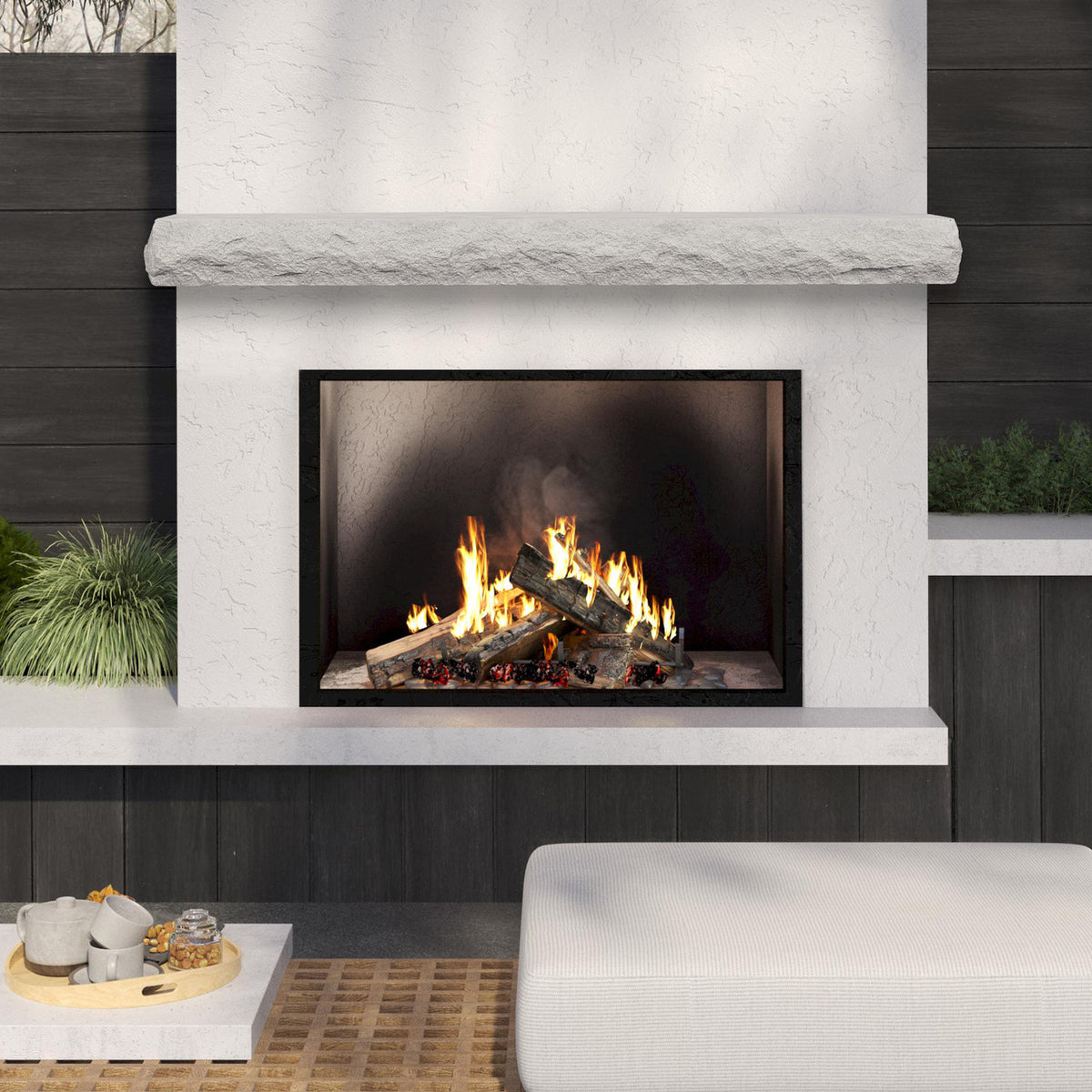 NCCS Natural Cut Stone Non-Combustable Fireplace Mantel Shelf