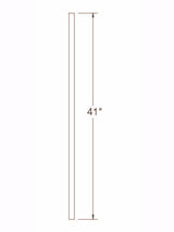 A-100 41" S4S Baluster Dimensional Information