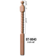 BT-8640 48" Barley Rope Twist Ball Top Newel Post