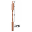 BT-8645 60" Barley Rope Twist Ball Top Newel Post