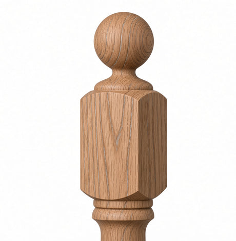 Red Oak Ball Top