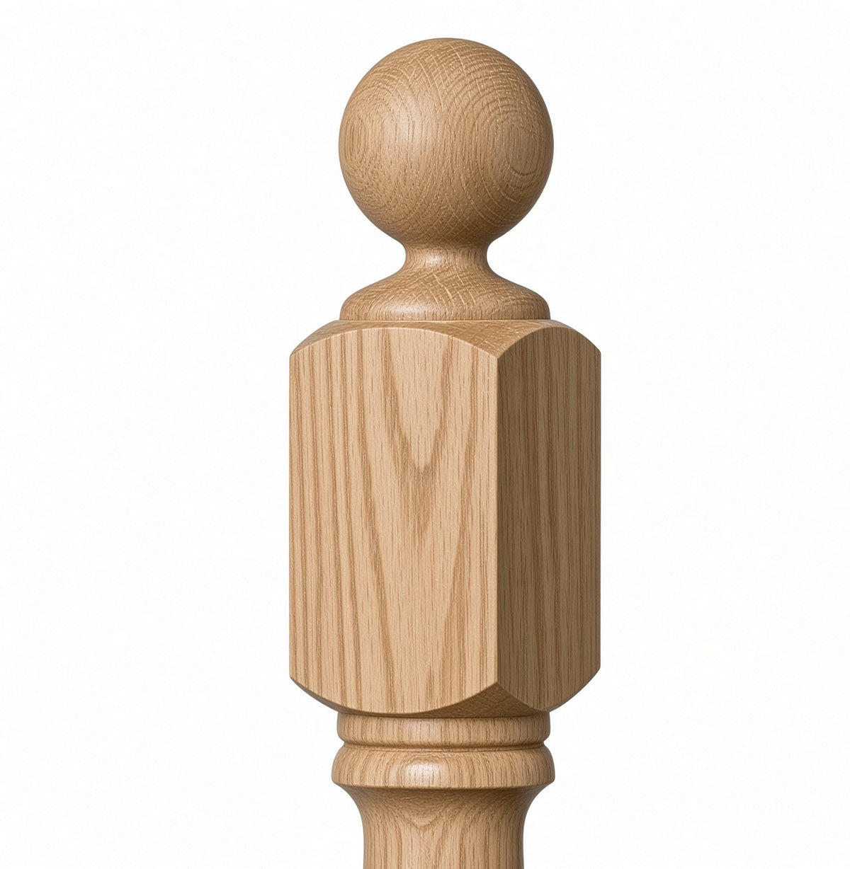 White Oak Ball Top