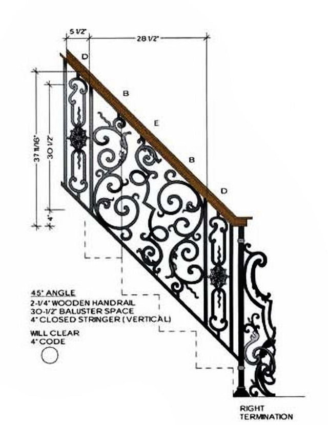Bordeaux Decorative Panels, Dimensional Information