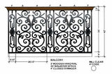 Bordeaux Decorative Panels, Dimensional Information