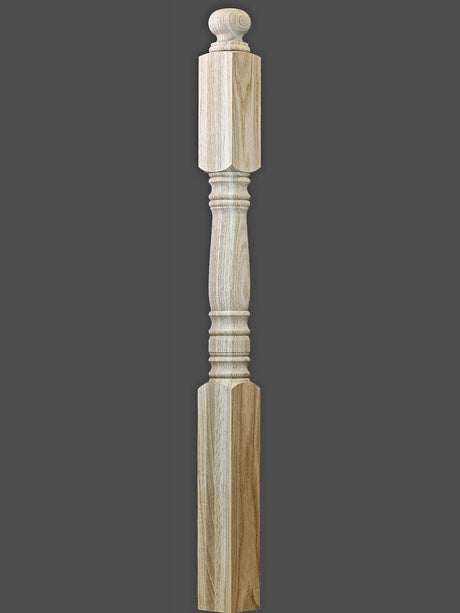 C-4001 Ball Top 3-1/2" x 47-1/2" Starting Newel Post