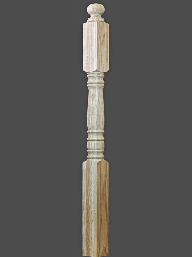 C-4001 Ball Top 3-1/2" x 47-1/2" Starting Newel Post