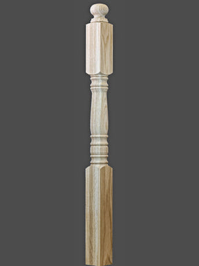 C-4002 Ball Top 3-1/2" x 56" Starting Newel Post