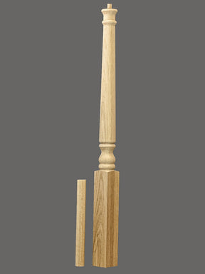 C-4014 Adjustable 44" Colonial Pin Top Starting Newel Post 
