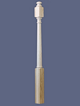 C-4046 Colonial Landing/Angle MUSHROOM TOP Newel Post