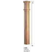 C-4092 Craftsman Style Box Newel