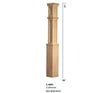 C-4094 Craftsman Style Large Box Newel