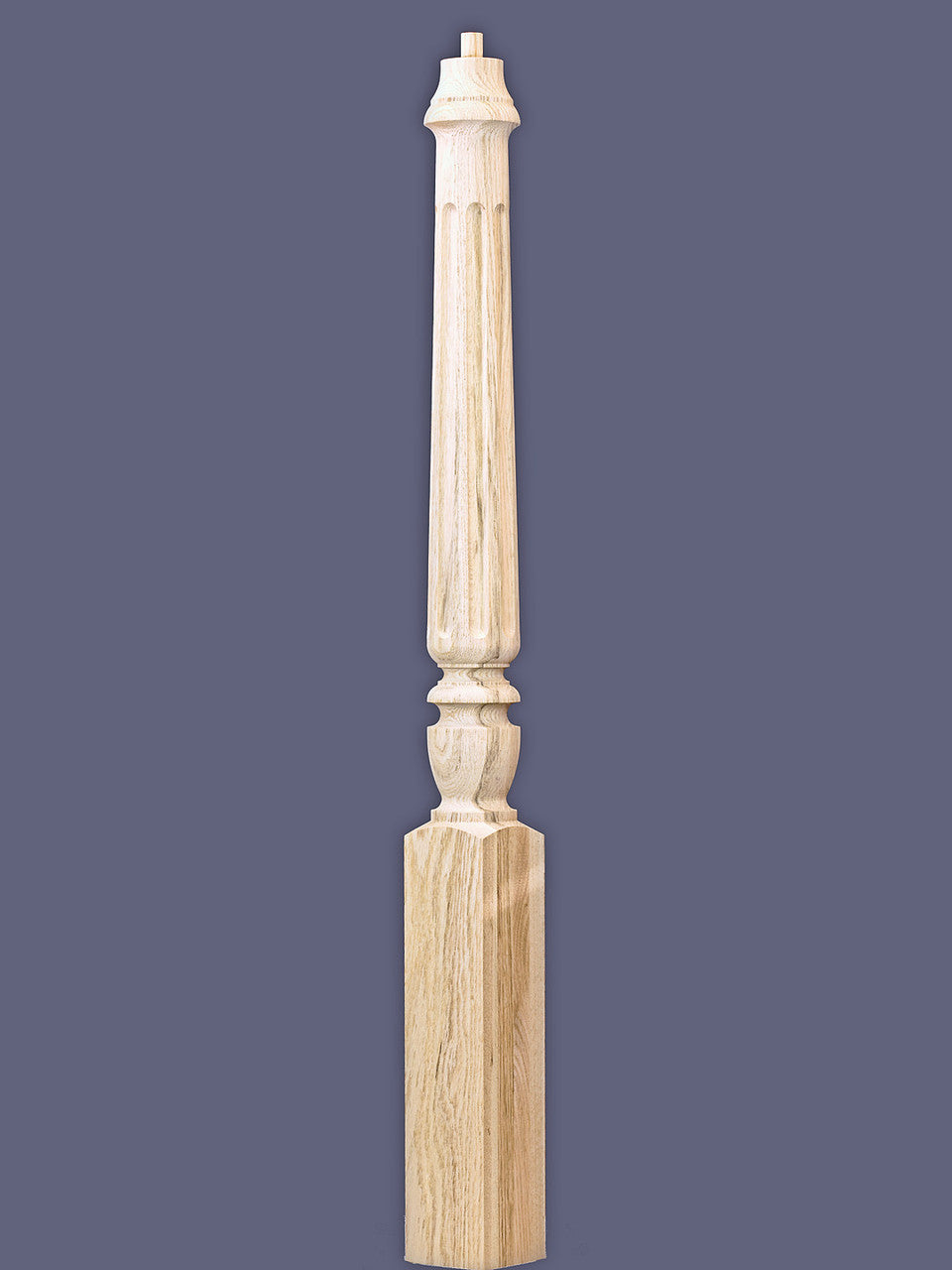 C-4270 41" Fluted Starting Pin Top Newel Post