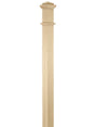 C-4290 56" Plain Box Newel Post