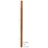 C-5342 42" Chamfered S4S Contemporary Baluster