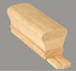 C-6010P Plowed Beech Handrail (Shown in Red Oak)