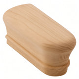 7009 Returned End for 2-1/4" x 2-3/8" 6010 Handrail, Alder